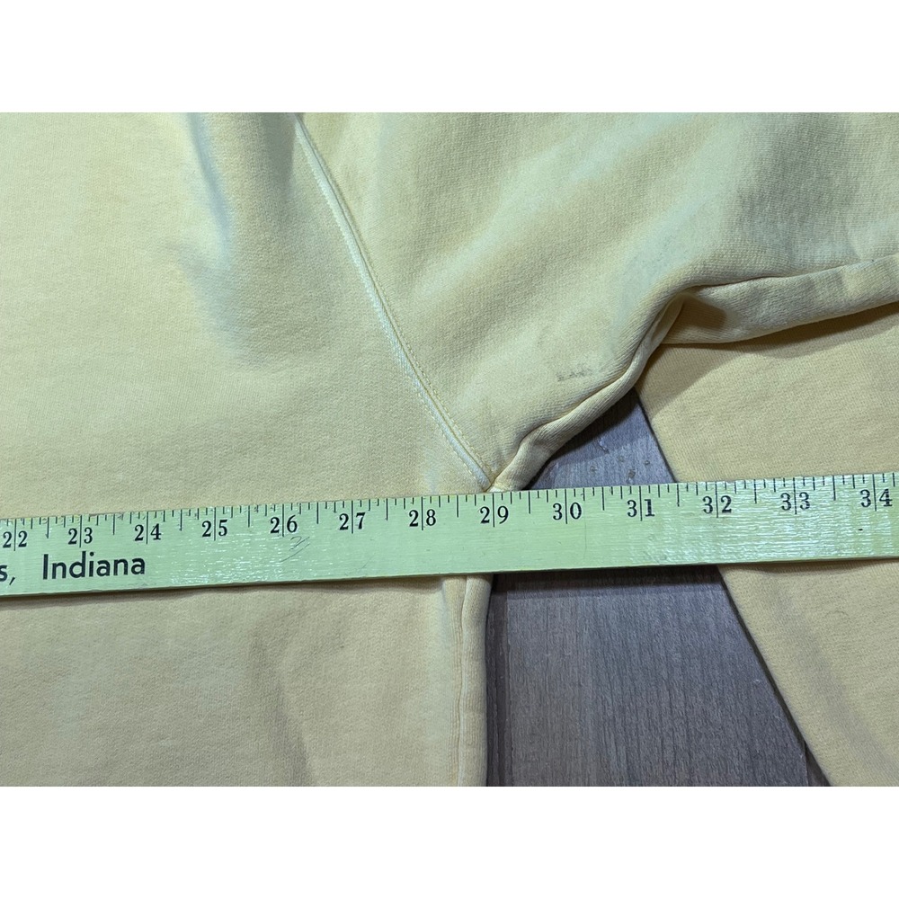 Authentic Pigment Corvette USA Crewneck Sweatshirt Yellow 2XL Pigment Dyed - Picture 5 of 11